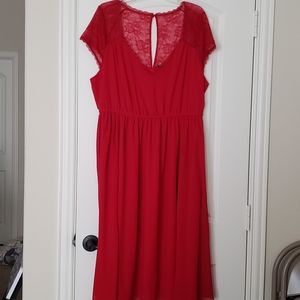 Torrid brand, lace accented, retro dress